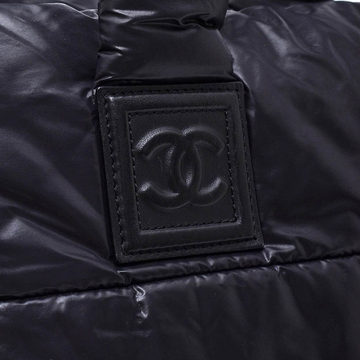 Chanel - Black Nylon Coco Cocoon Small Tote Bag